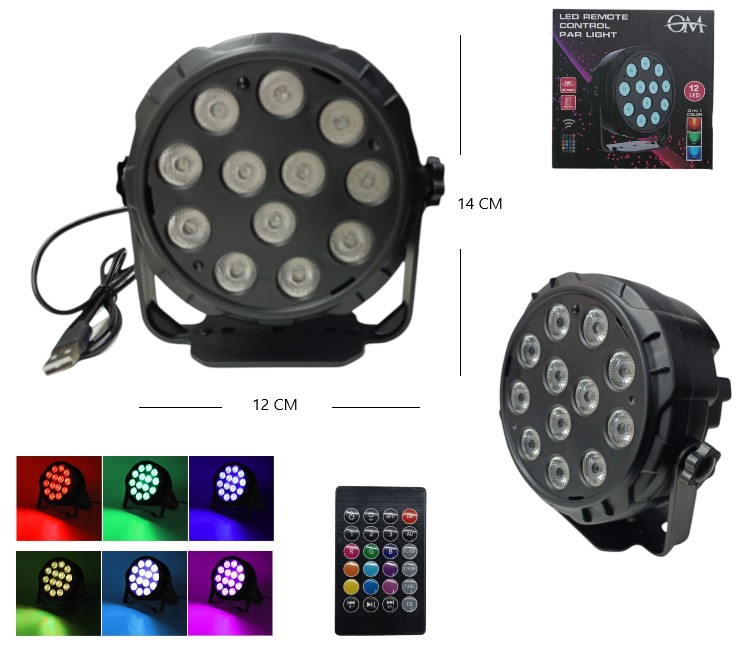 [ITOM1012] Proton Mini Rgb 12 Led Art. 1201