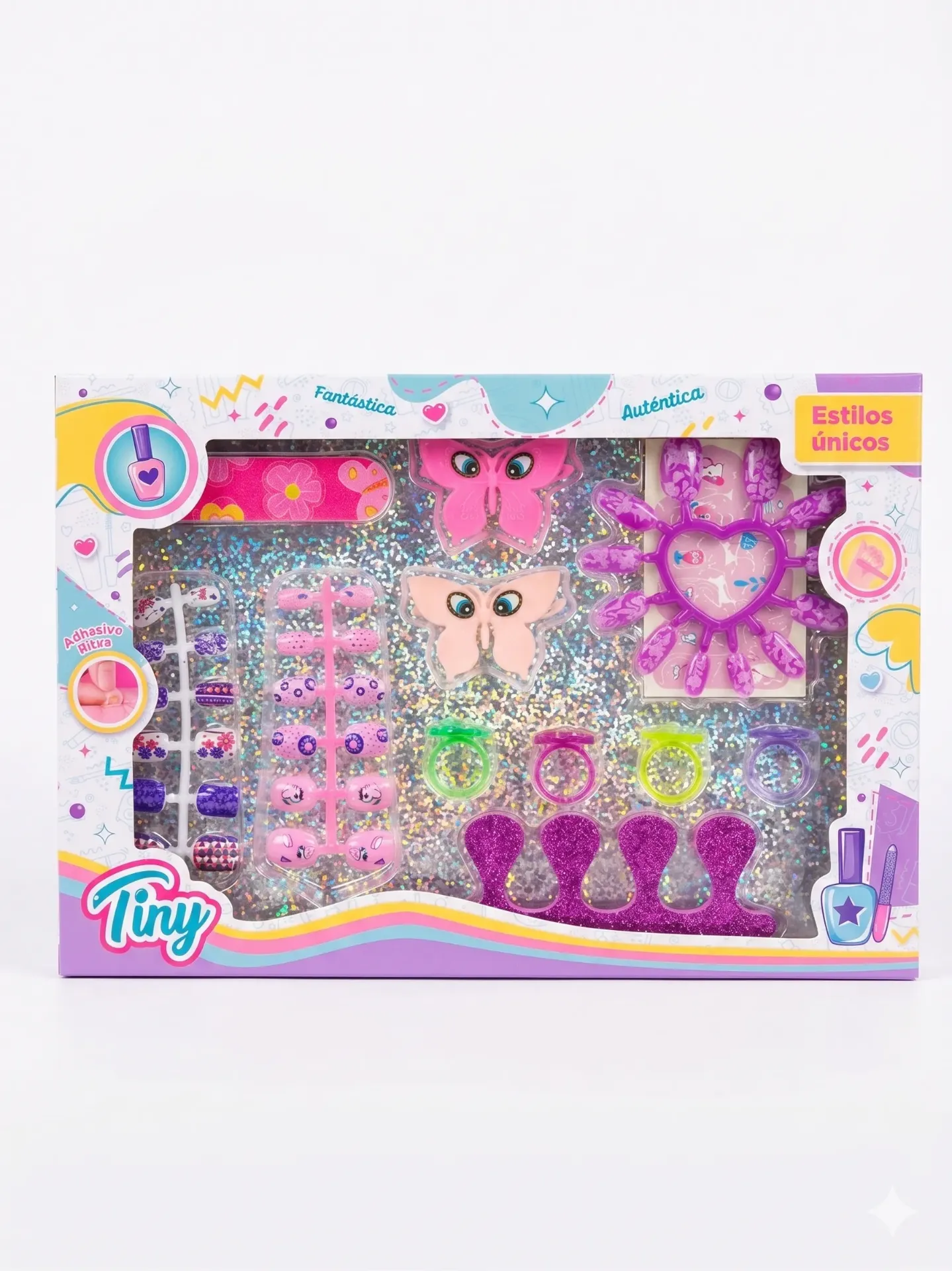Set de Uñas Tiny Fashion Estilos Unicos Art. 53793