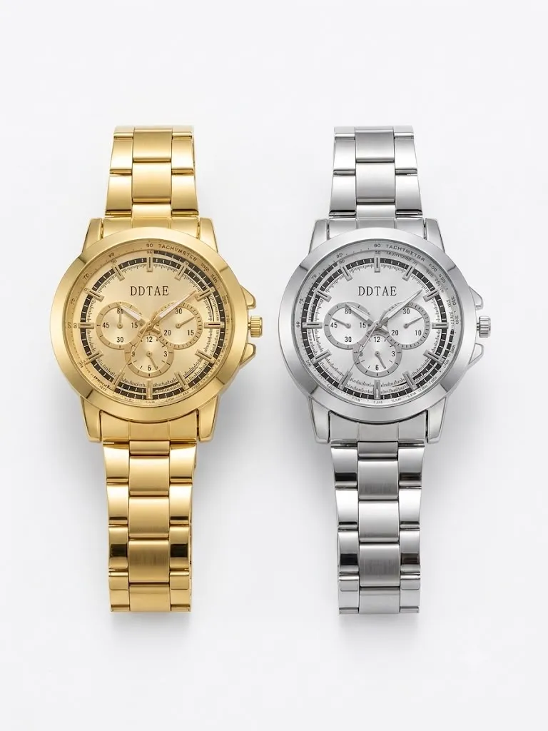 [DTDQ1460] Reloj de Metal Dorado Art. 1460
