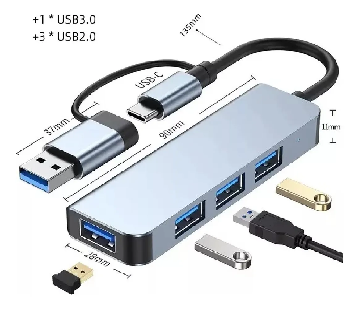 [Adaptador Lambo Tech  4 en 1] ADAPTADOR 4 EN 1