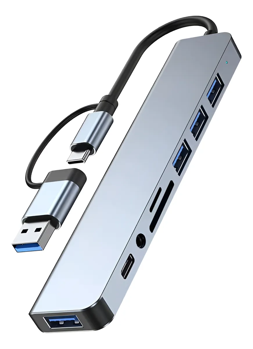 [Adaptador Lambo Tech 8 en 1] ADAPTADOR 8 EN 1