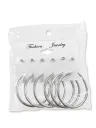 Aros Argolla y Brillante x6 Pares Art. 4-5-3