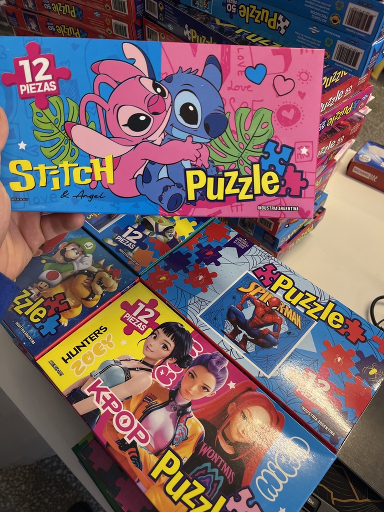 [CTJNCORCH1027] Rompecabezas de Personajes 12pz