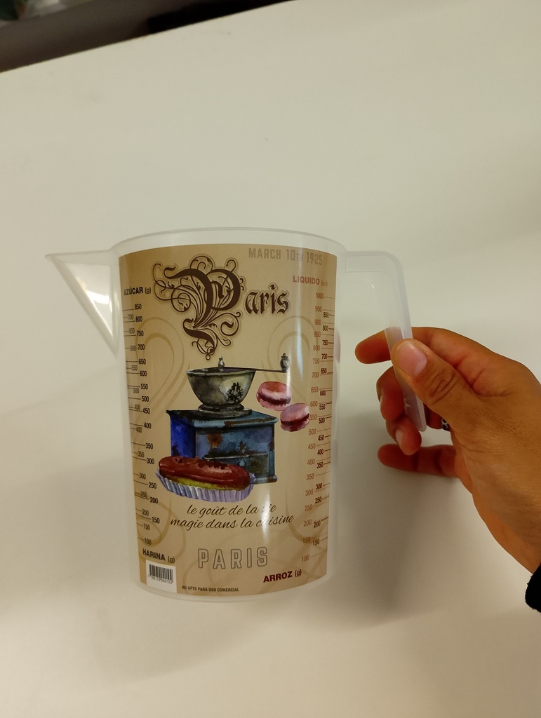 Jarra Medidor C/Manija de plastico