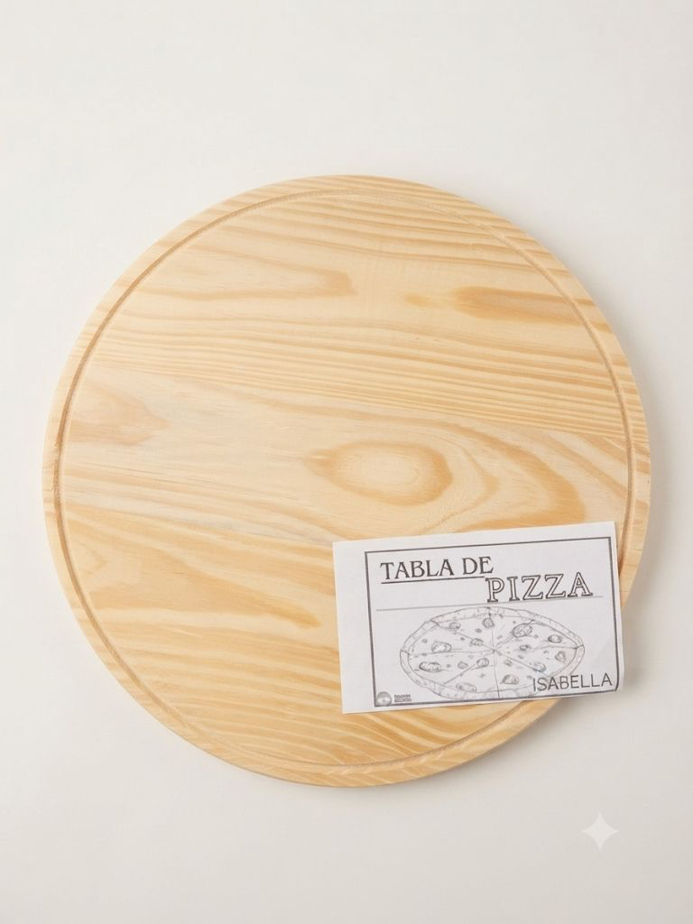 [PL3626] Tabla Pizzera Madera 33CM