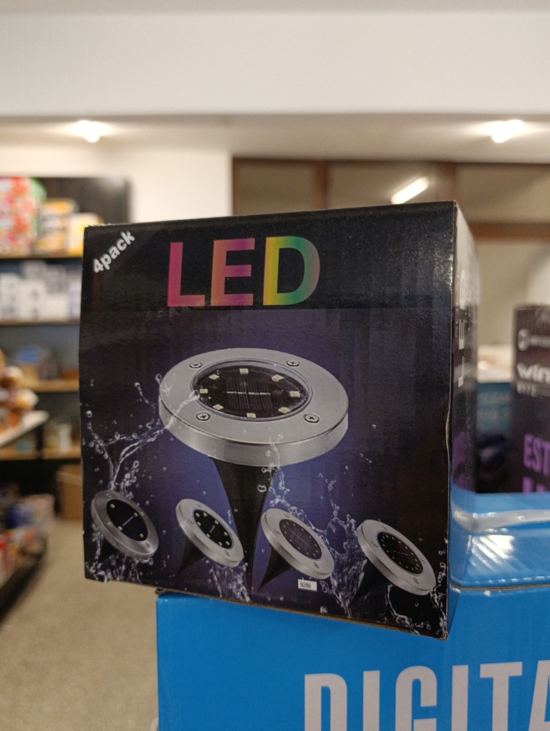 Pack de 4 estacas led  solares exterior  SL600