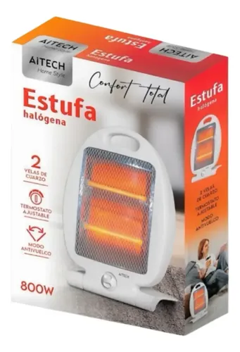 [BB800W] Estufa Aitech 2 Velas 800W art.908