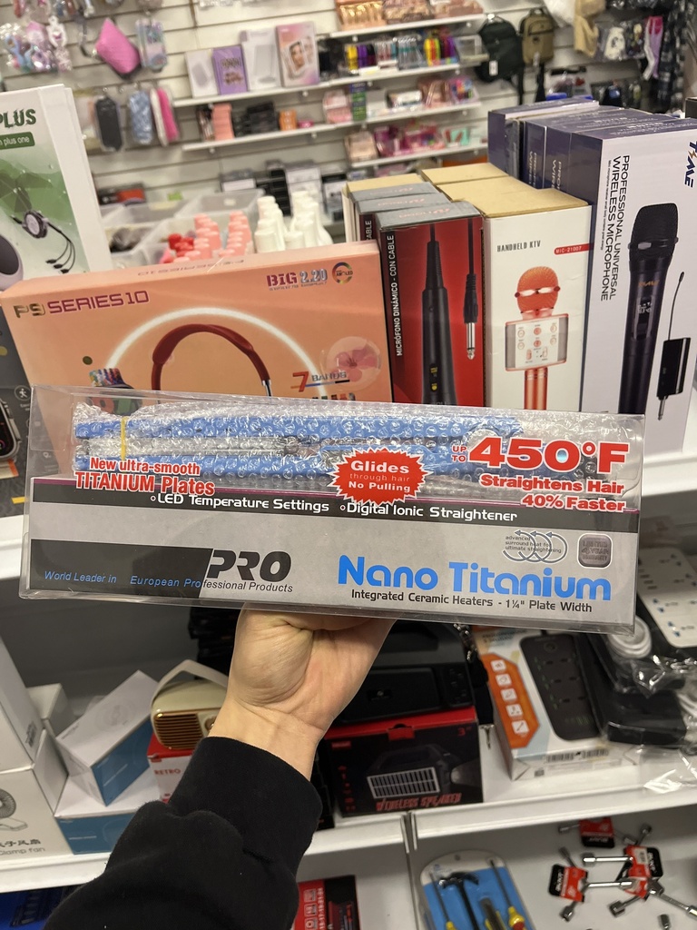 [ITS1134] Plancha De Pelo 250°C Nano Ttitanium Art.3301