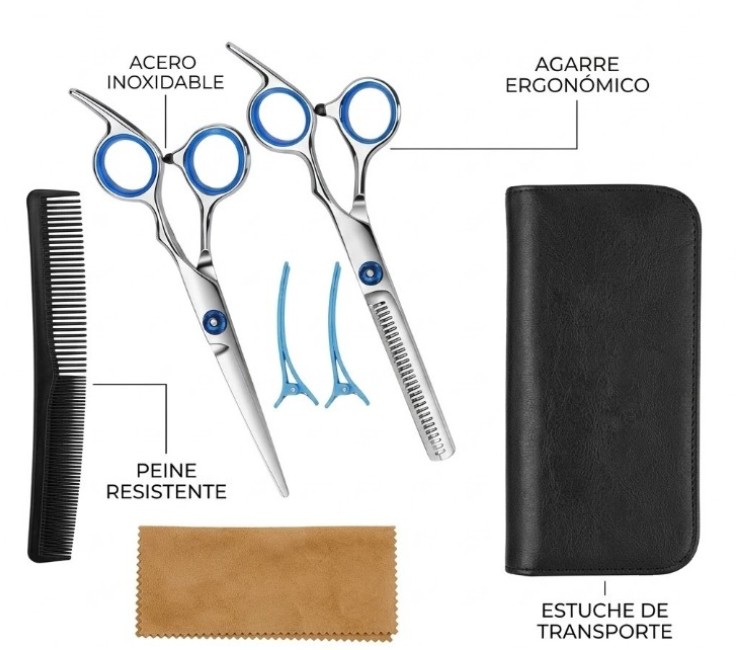 [ITMELECH377] Kit De Tijeras Peluqueria Art.377