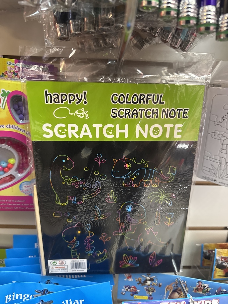 Cuaderno Dibujo Scratch Art. G17