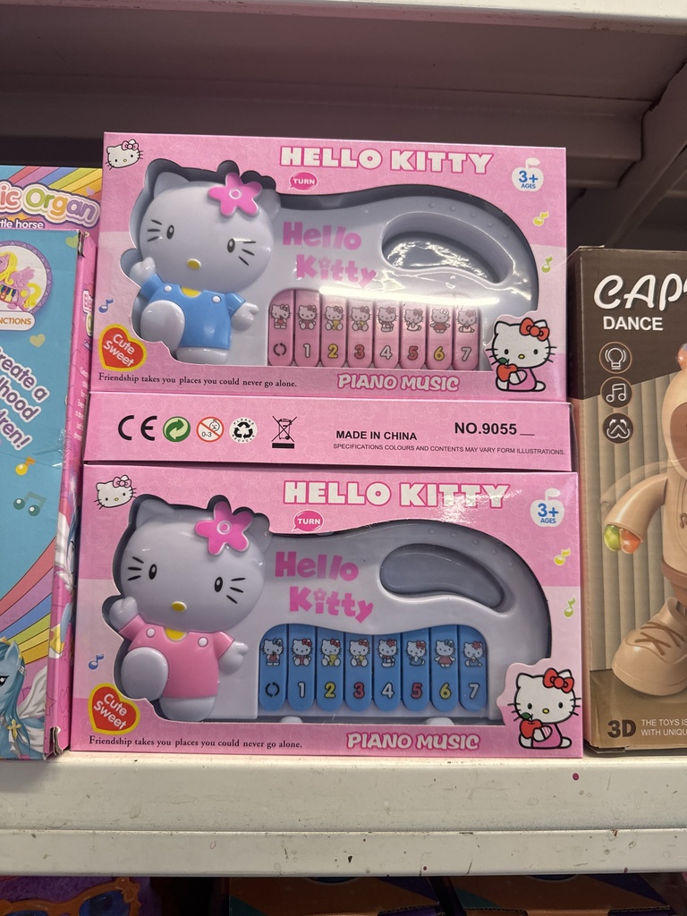 Teclado Hello Kitty 20x10cm Art. 624025