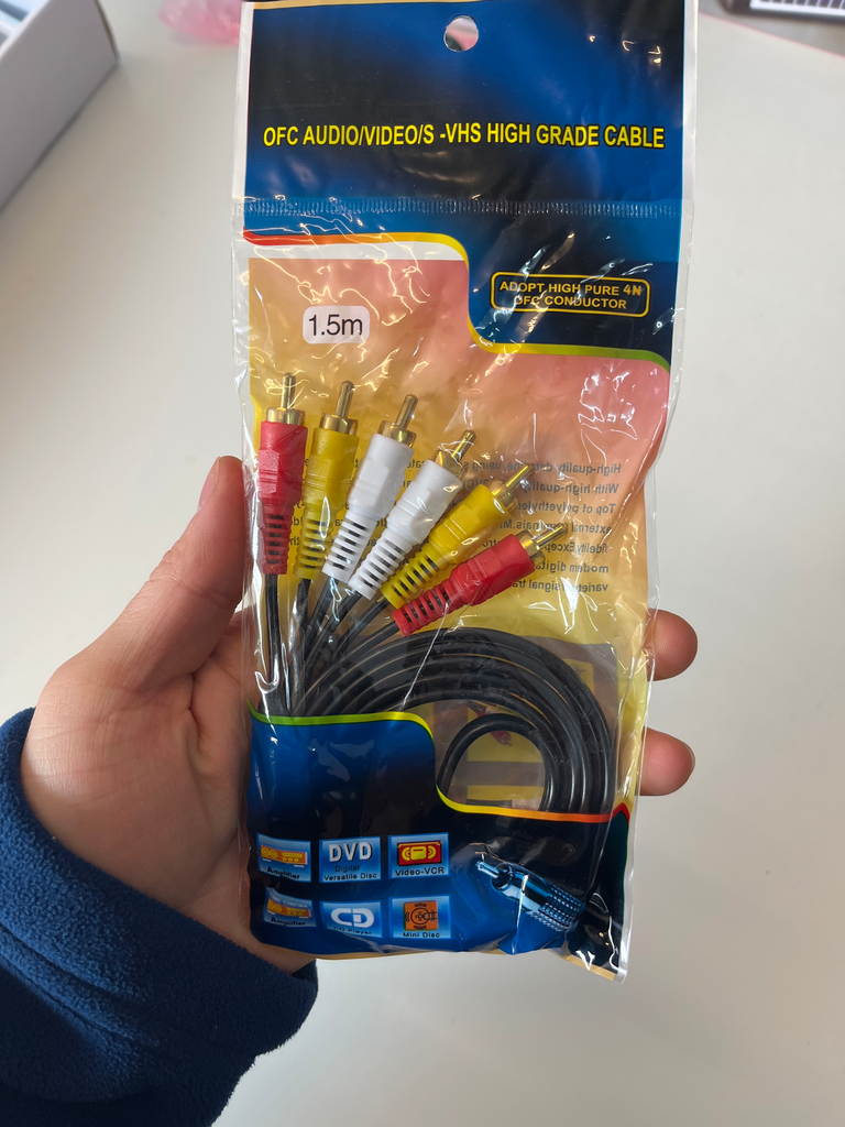 [BB-88915] Cable RCA-RCA 1.5m Art. 915