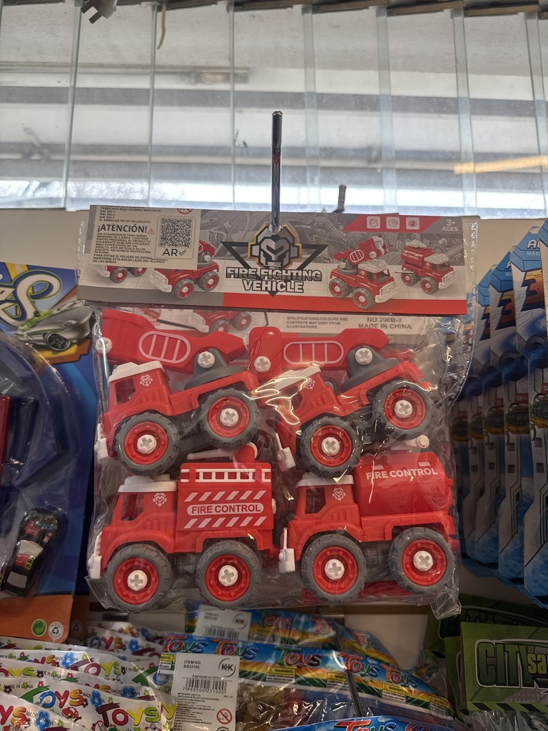 Camion de Bomberos x4 Irrompible Fire Fighting Art. 29660