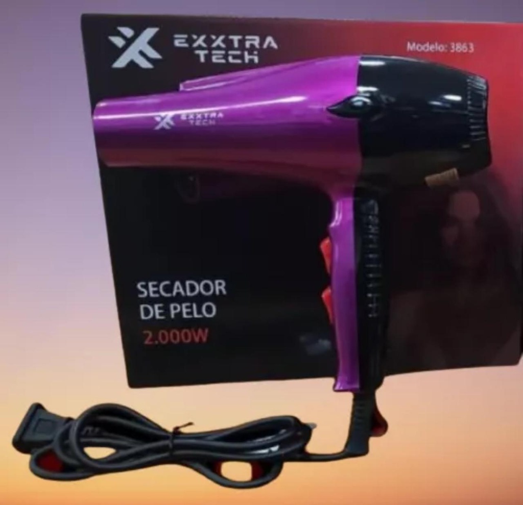 [BB88376] Secador De Pelo Exxtra Tech Art.3863