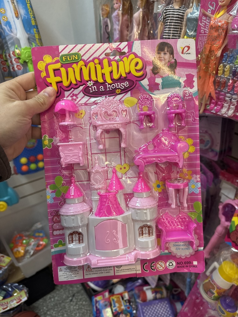 [RN-IJ0463] Castillo c/ accesorios Furniture house Art. 458