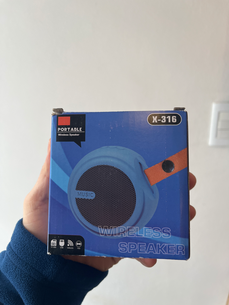 [IT-X316] Mini parlante portatil  BT/ FM/ USB art 316