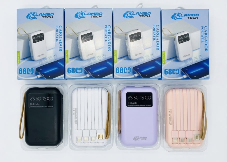 [BB-PL-17] Cargador portatil  6800mAH CON C