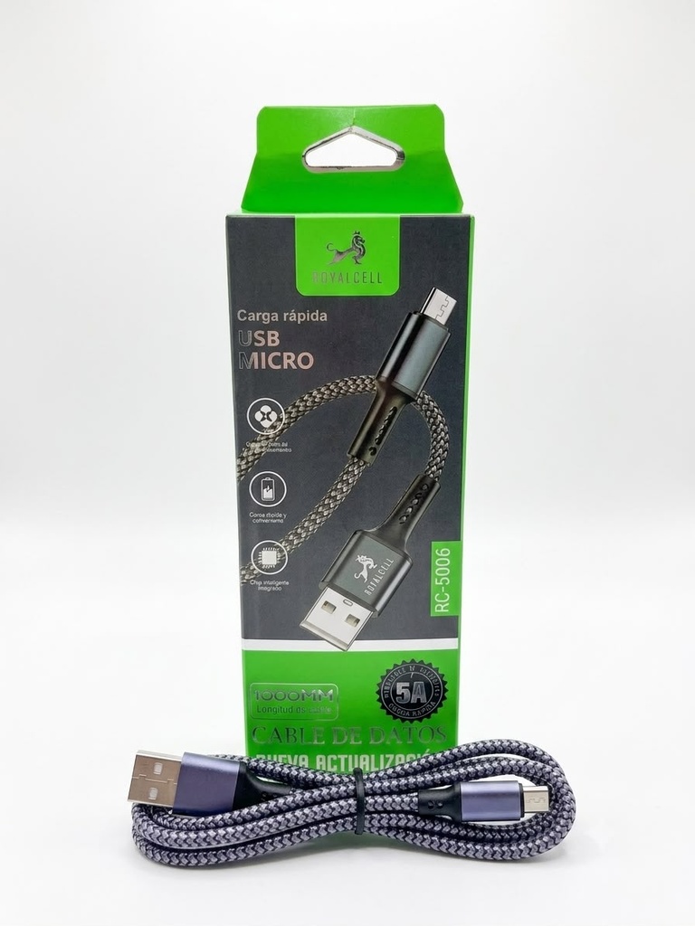 Cable USB V8 Royalcell  Mayado Art.5006