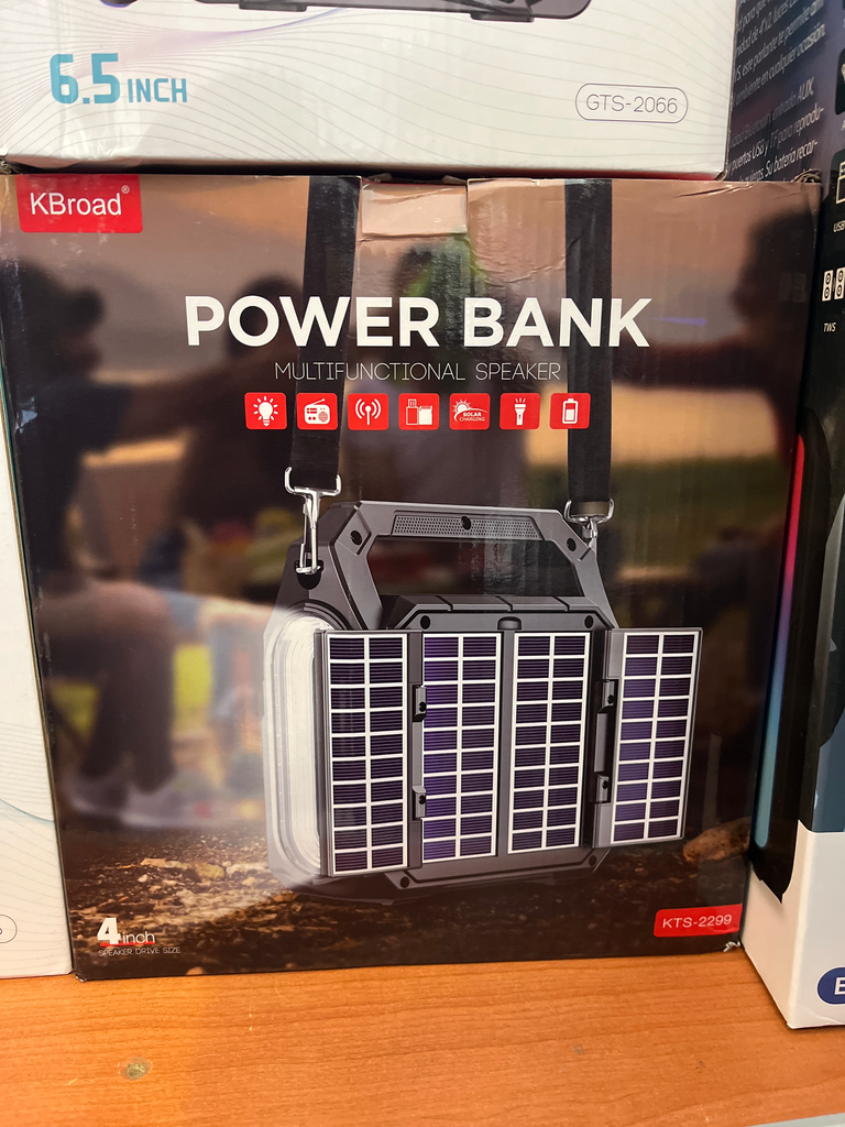 [IT-KTS2299] Parlante solar multi funcion  BT/FM 3000M kts 2299