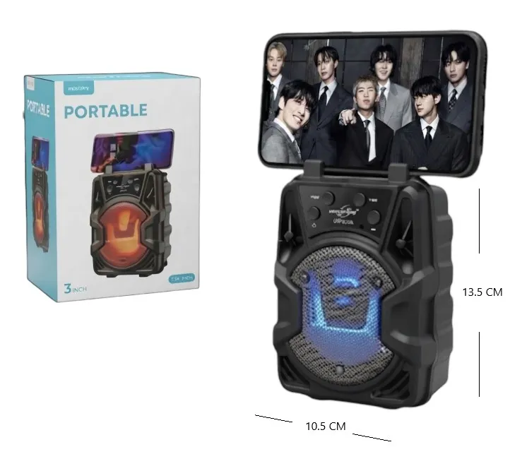 [IT-GTS2423] Parlante Portatil 3PLG BT/FM/TF Art.2423