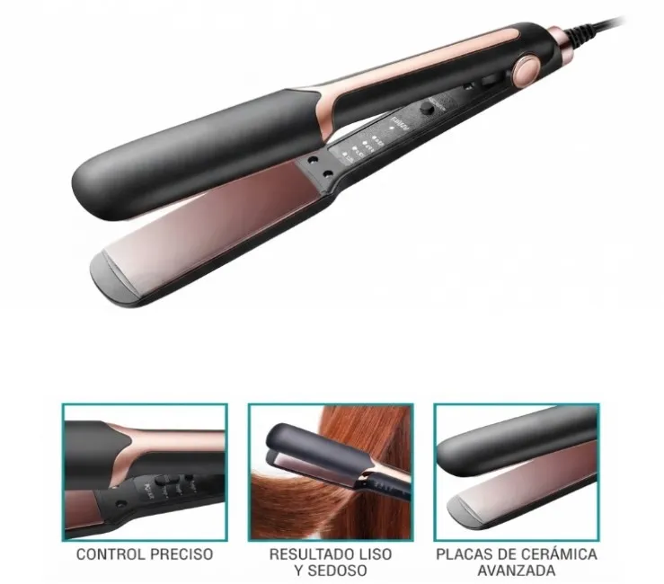 [IT-MELECH819] Plancha de pelo c/placa de turmalina  art 819