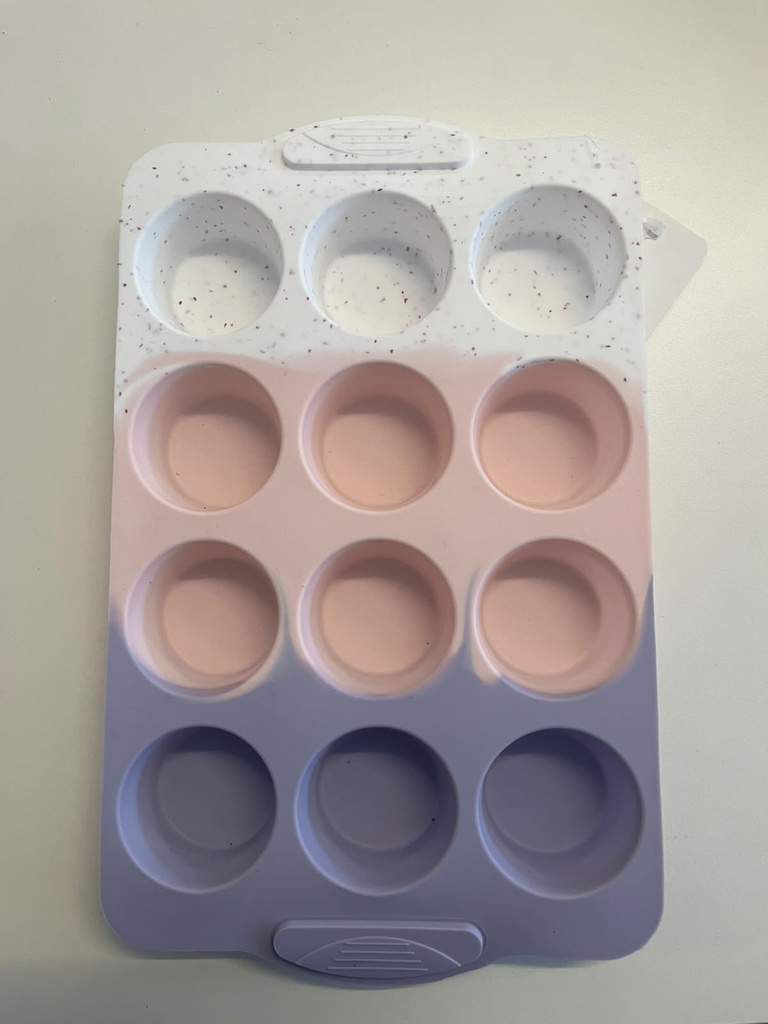 Molde de Muffins x12 Silicona