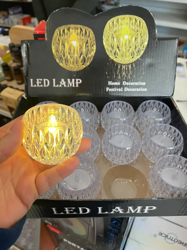 [ZL-ZLELPV29CA] Vela Lampara C/Luz Cálido Art.2901
