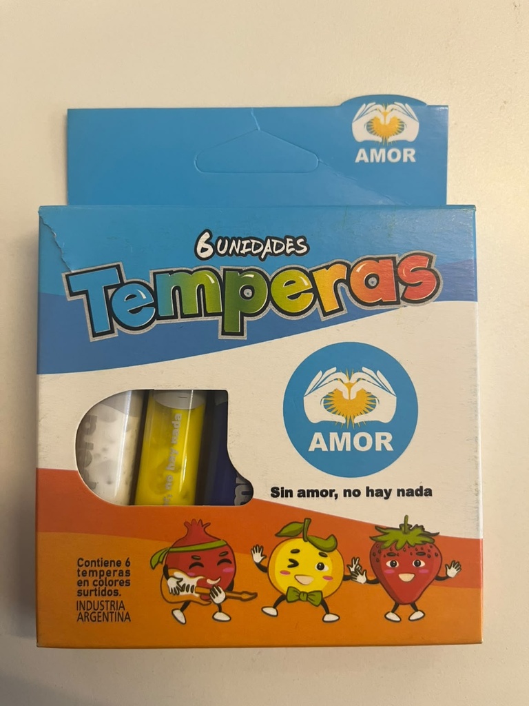 [RN-LA0035] Tempera Amor x 6