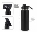 Botella termica c/soporte magnetico p/celular de 700ml