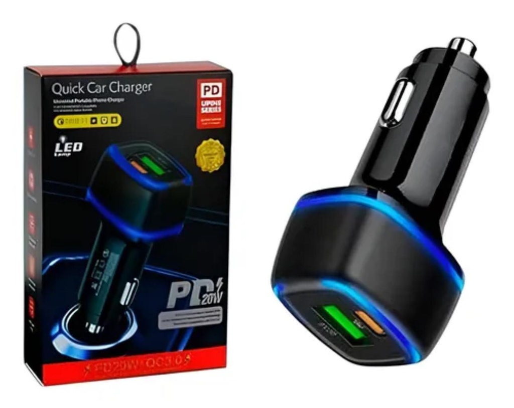 Cargador de Auto 20W PD