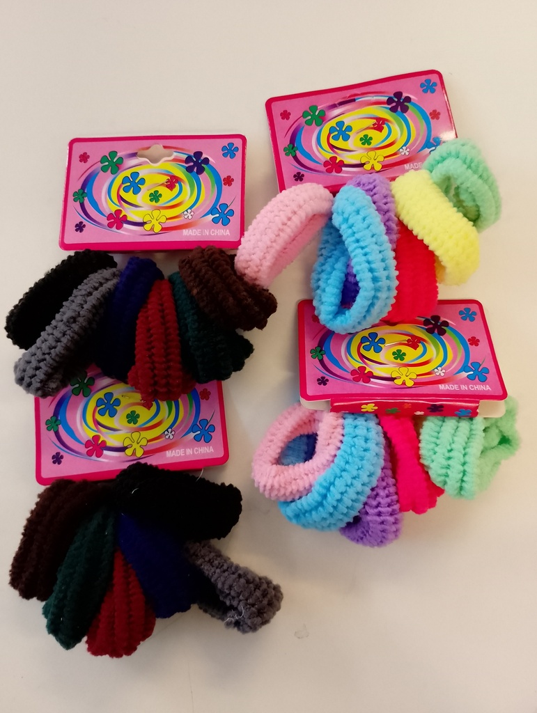 Colitas Colores Surtidos Pastel x6 Anchas Art. 227722