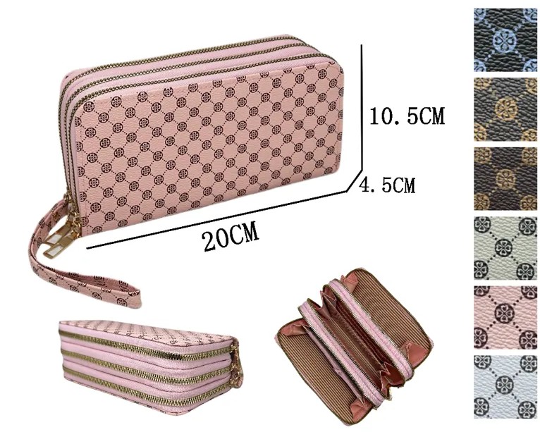 Cartera Triple Cierre Art.7102